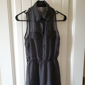 5/$13 Xhilaration Sheer Polka Dot Dress